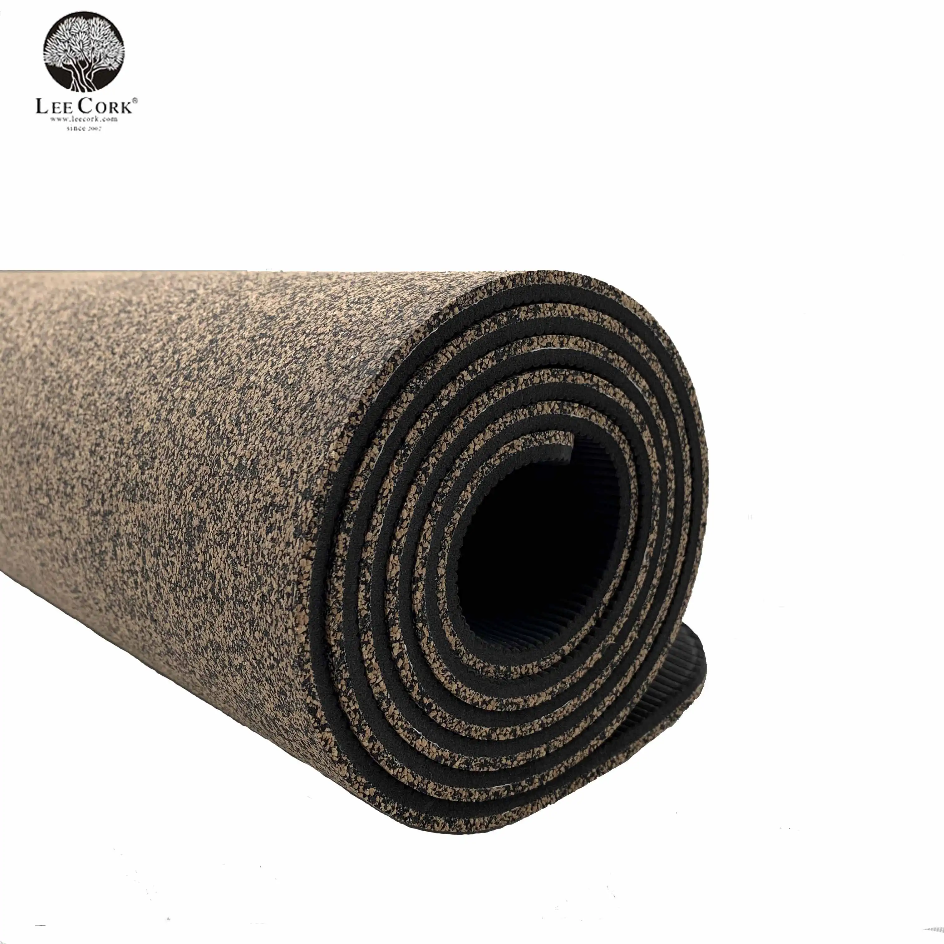 Cork Yoga Mat for Hot Yoga